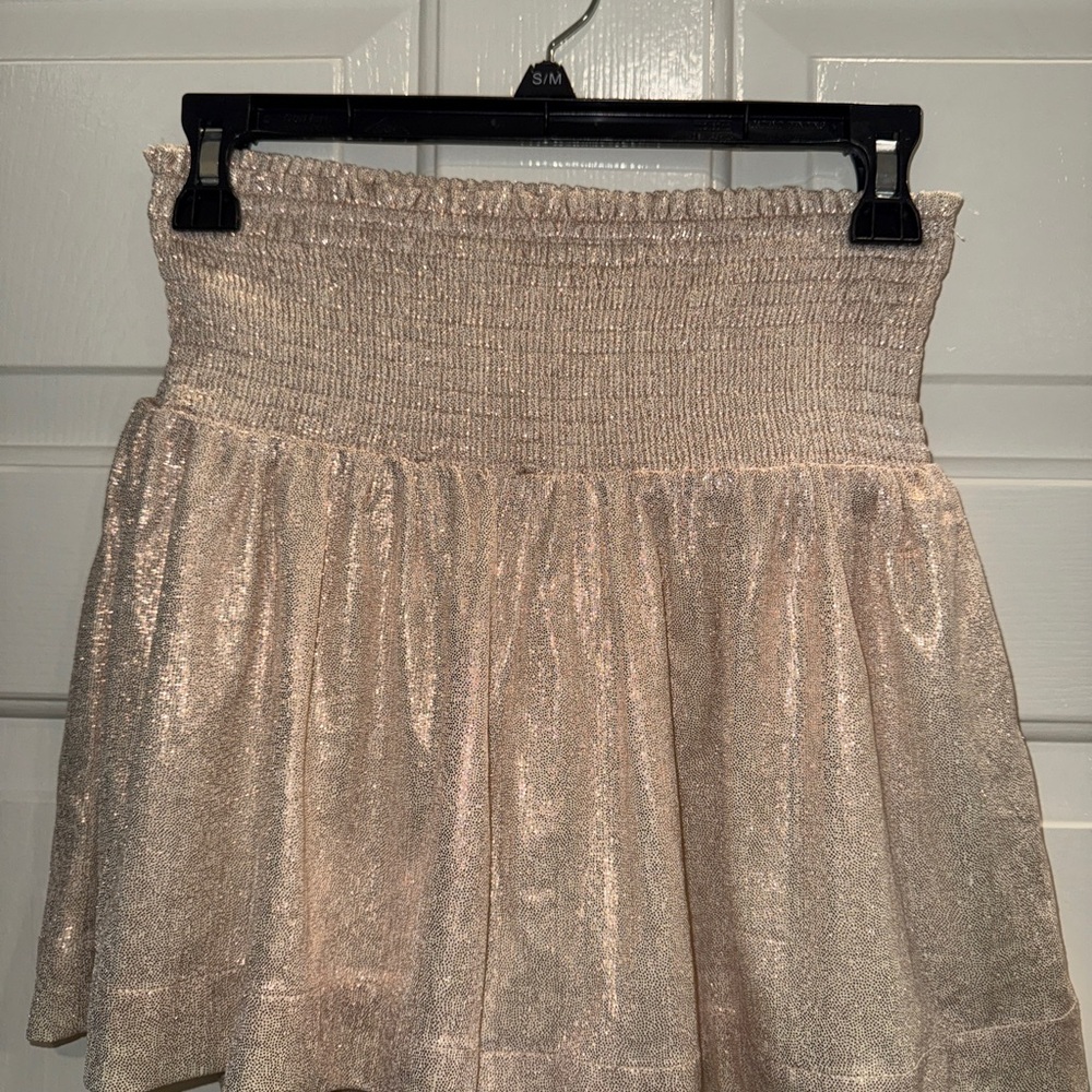 Gold shimmery Shorts